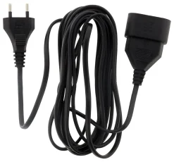 Prolongateur H03VVH2F 6A 3m - Noir --Zenitech Hot