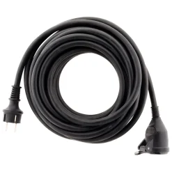 Prolongateur pour chantier HO7RN-F 16A 3G2,5mm² 10m - Noir -^Zenitech Online