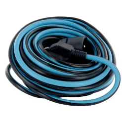 Prolongateur Schuko H05VVF 10m - noir/bleu -^Chacon