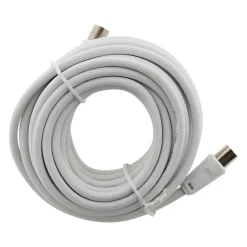 Prolongateur TV mâle/mâle + adaptateur F/F 5m -^Zenitech Clearance