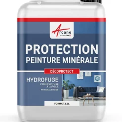 Protection & Imperméabilisant peinture argile & chaux - DECOPROTECT - 2.5 L --Arcane Industries Hot