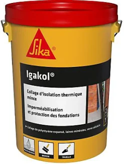 Pâte bitumineuse Igakol 25 kg noir-Sika Clearance
