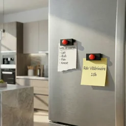 Punaise magnétique noire vendue par 30 pièces^Diall Best