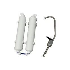 Purificateur D'eau Sous évier Duo Filtre Sédiments 5µ Et élimine Mauvais Goût Et Mauvaises Odeurs Avec Robinet Et Kit Installation^Toodo Hot