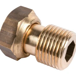 Raccord 2 pièces - M 3/4' - F 3/4' sans méplat - Pour Compteur d'eau --Riquier Sale