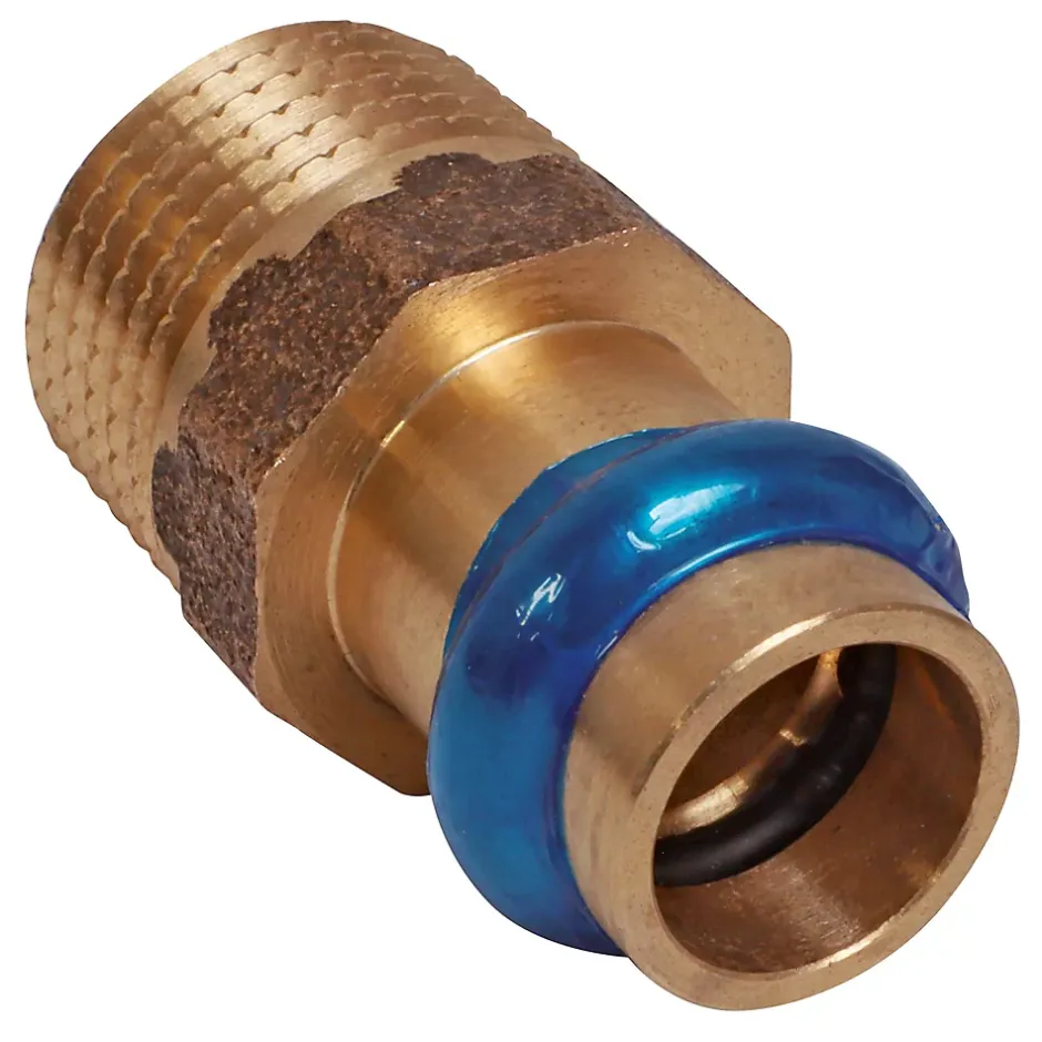 Raccord cuivre à sertir Ø14 M15/21^Somatherm for you