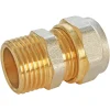 Raccord droit à compression pour tube Multicouche Ø20 - droit mâle 15/21 (1/2")^Somatherm for you Hot