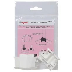 Raccord en T pour angle, pour moulure CELIANE Déco 30 x 12,5 mm^Legrand New