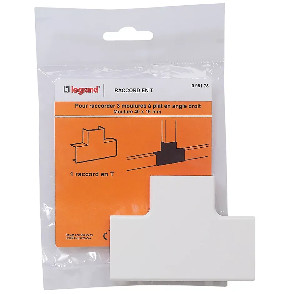 Raccord en T pour moulure 40 x 16 mm^Legrand Clearance