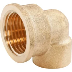 Raccord laiton coudé à souder sur tube cuivre Ø14 - sortie femelle 15/21 (1/2"), lot de 2^Somatherm for you Outlet