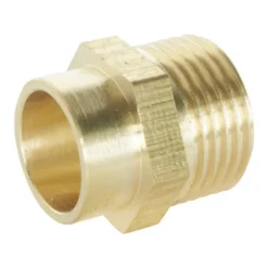 Raccord laiton droit à souder sur tube cuivre Ø12 - sortie mâle 12/17 (3/8"), lot de 2^Somatherm for you Best