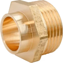 Raccord laiton droit à souder sur tube cuivre Ø12 - sortie mâle 12/17 (3/8"), lot de 2^Somatherm for you Best