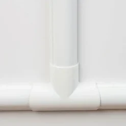 Raccords à clipser blancs moulure demi-circulaire 30x15 mm^D-Line Online