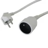 Rallonge blanche H05VVF 3G1 5mm² 10m avec clapet- Outlet