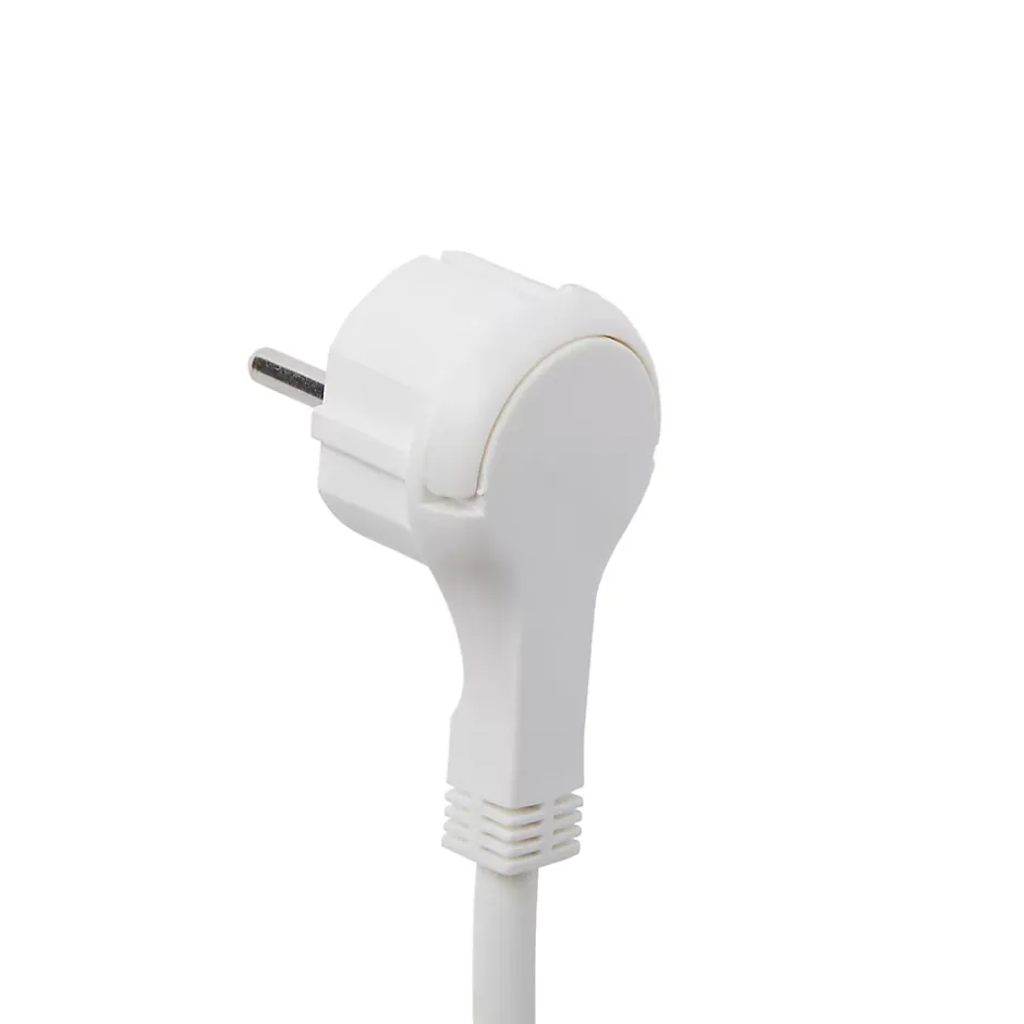 Rallonge intérieur H05VV-F 3 x 1.5 mm² 3m + prise blanc^Diall Outlet