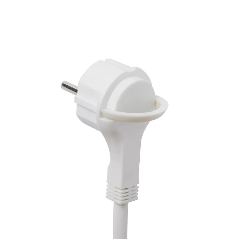Rallonge intérieur H05VV-F 3 x 1.5 mm² 3m + prise blanc^Diall Outlet