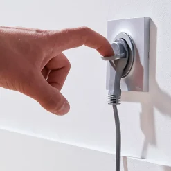 Rallonge intérieur H03VVH2-F 2 x 0.75mm² 3m prise métal-Diall Hot