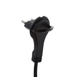 Rallonge intérieur H03VVH2-F 2 x 0.75mm² 3m prise noir^Diall New