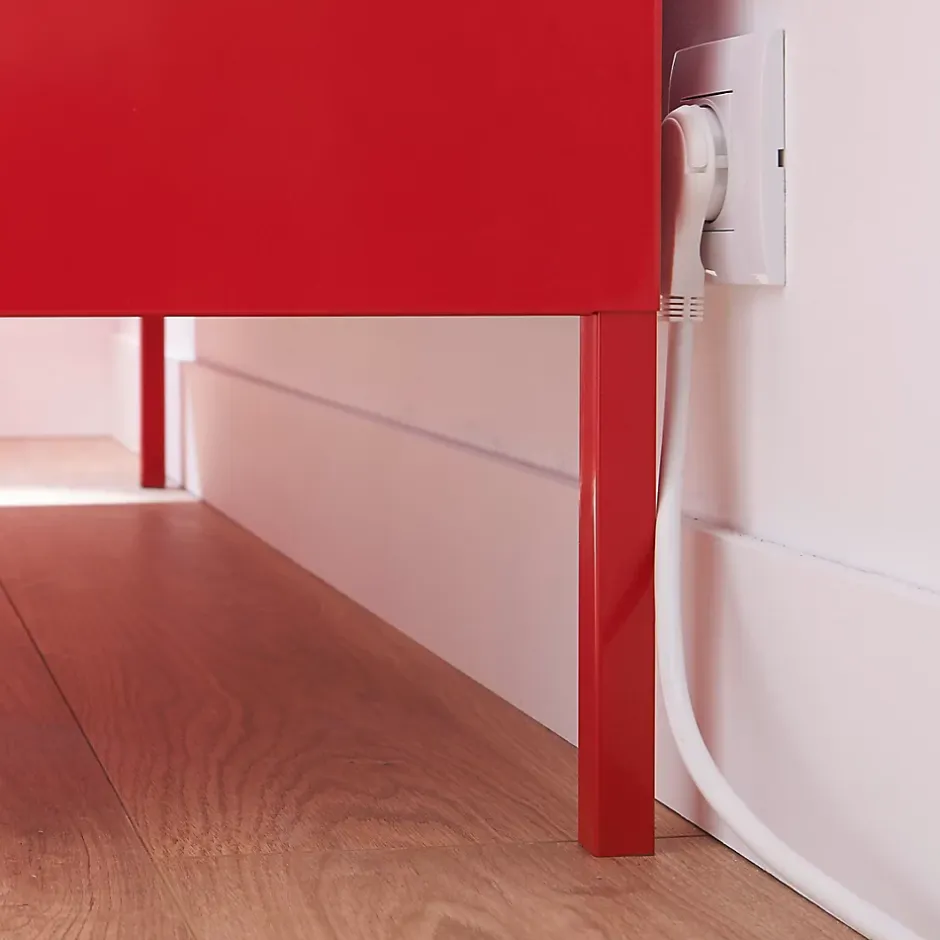 Rallonge intérieur H03VVH2-F 2 x 0.75mm² 3m prise blanc^Diall Sale