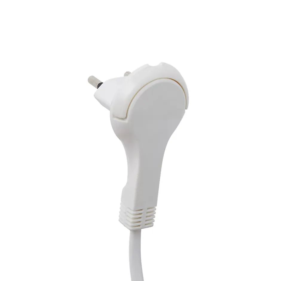 Rallonge intérieur H03VVH2-F 2 x 0.75mm² 3m prise blanc^Diall Sale