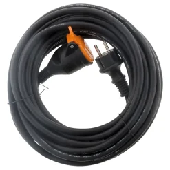 Rallonge IP44 10m + clip fixation orange-Zenitech Sale
