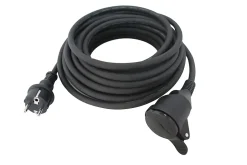 Rallonge électrique H07RNF 3G1 5mm² avec clapet 20m noir-Diall Outlet