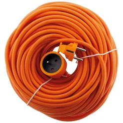 Rallonge électrique Schuko 2P+T 25m - Orange -^Zenitech Clearance