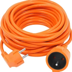 Rallonge électrique 3x1,0 mm 10 m orange-Importdistrib New