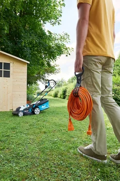 Rallonge orange H05VVF 3G1 5mm² 20m avec clapet-Diall Outlet