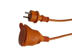 Rallonge orange H05VVF 3G1 5mm² 20m avec clapet-Diall Outlet