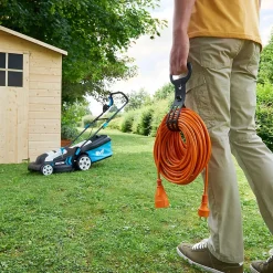 Rallonge orange H05VVF 3G1 5mm² 20m avec clapet-Diall Outlet