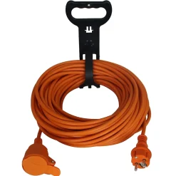 Rallonge orange H05VVF 3G1 5mm² 40m avec clapet^Diall Best