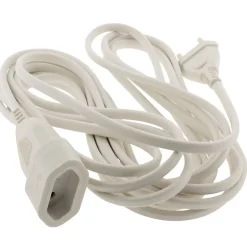 Rallonge Schuko HO5VV-F 3G1,5mm² 5m - blanc --Zenitech Online