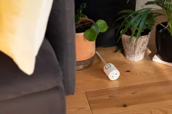 Rallonge secteur Easyject longueur 5 m câble H05VV-F 3G1,5mm² 3680W pour 230V maxi-Thomson New