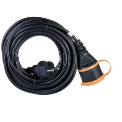 Rallonge étanche 10m clip de fixation orange^Zenitech Clearance