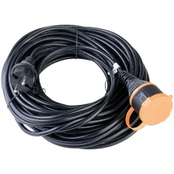 Rallonge étanche 10m clip de fixation orange^Zenitech Clearance