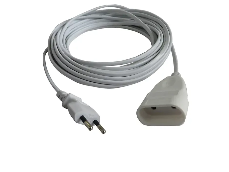 Rallonge 2xG0.75mm² 10m Power1All blanc^ Hot