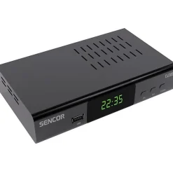 Récepteur TNT SDB 5007T noir HDMI SCART alimentation 100-240V^Sencor Hot