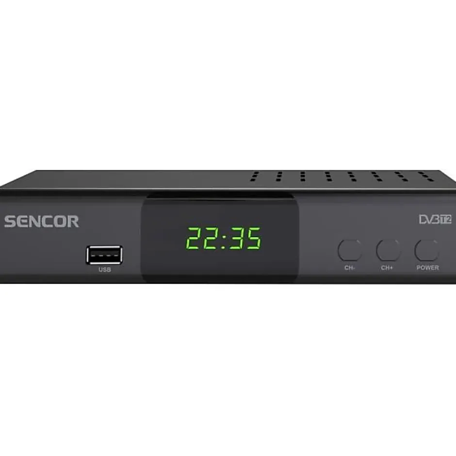 Récepteur TNT SDB 5007T noir HDMI SCART alimentation 100-240V^Sencor Hot