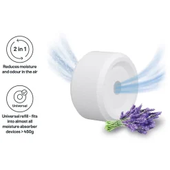 Recharge pour absorbeur d'humidité 2 galets lavande 20m² 450g^GoodHome Best