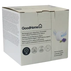 Recharge pour absorbeur d'humidité 2 galets lavande 20m² 450g^GoodHome Best