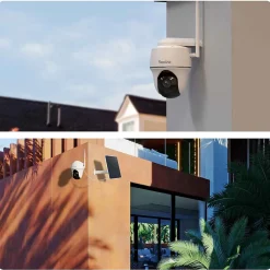 - Caméra de surveillance Argus PT Lite B420 - Rotation 355 - Vision nocturne - Avec panneau solaire^Reolink Sale