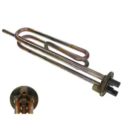 RESISTANCE 2400W Diam.48 Long. 270mm + PORTE ANODE M6^Ariston New