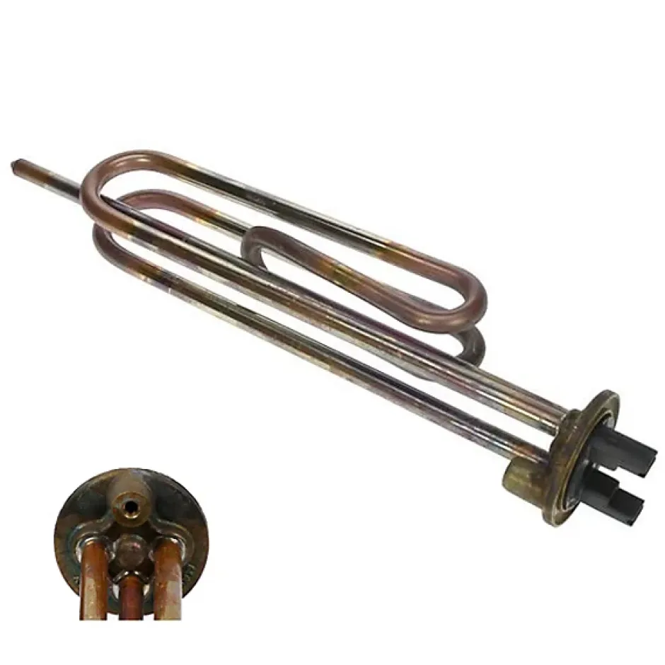 RESISTANCE 2400W Diam.48 Long. 270mm + PORTE ANODE M6^Ariston New