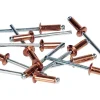 Rivet cuivre ø4.0 x 10 mm + foret , lot de 50-Rapid