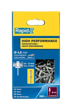 Rivets Haute performance Ø4.8 x 12 mm^Rapid New