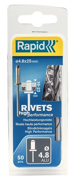 Rivets Haute performance Ø4.8x25mm-Rapid Sale