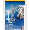 Rivets XL Ø4 x 18mm Aluminium, 40 pièces^Rapid Discount