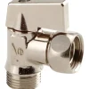 Robinet d'arrêt 1/4 de tour équerre manette métal -^Sferaco Discount