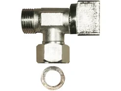 Robinet d'arrêt 1/4 tour laiton chromé 12 x 17^ Outlet